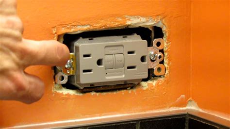 metal outlet box punch out hole too big|fixing an outlet hole.